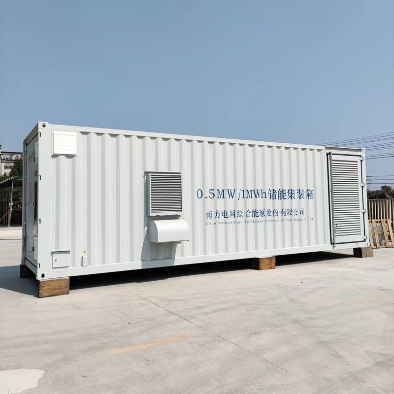 500KW 1mw hệ thống lưu trữ pin lithium ngoài trời năng lượng gió mặt trời Inverter lai điện lưới điện cho Ind