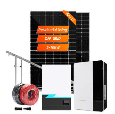 Hệ thống năng lượng mặt trời 3KW 5KW 10KW 20KW 30KW On Grid Off Grid Hệ thống tấm pin mặt trời lai cho nhà