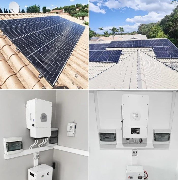 Hệ thống năng lượng mặt trời lai hoàn chỉnh giai đoạn 3 5Kw 8Kw 10Kw 48V On Off Grid Hệ thống năng lượng mặt trời lai cho nhà
