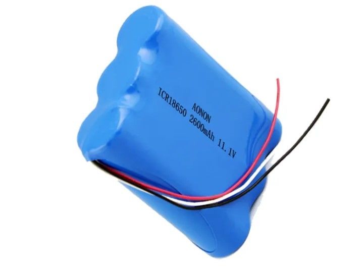 11.1V/12V 2600mAh 18650 pin lithium IEC62133 pin máy robot chân không thiết bị y tế