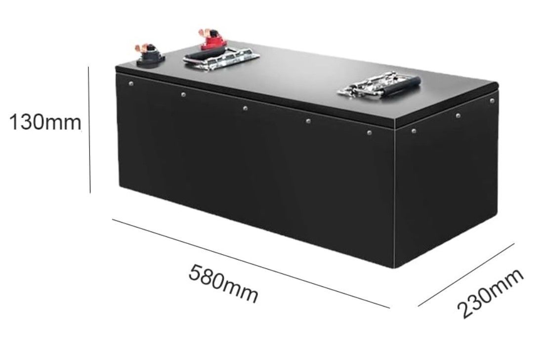 48V 100Ah LiFePO4 pin lithium 3000+ chu kỳ sâu với BMS điện dự phòng cho E xe điện ba bánh