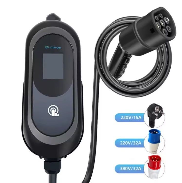 Smart Fast Weatherproof Outdoor Portable EV Car AC Sạc đống với pin Đài sạc gắn trên tường miễn phí Stand