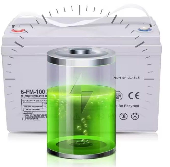 Van chu kỳ sâu điều chỉnh sạc lại 65ah 75ah 85ah 100ah 150ah 200ah 12 Volt 12v Gel pin axit chì kín mặt trời
